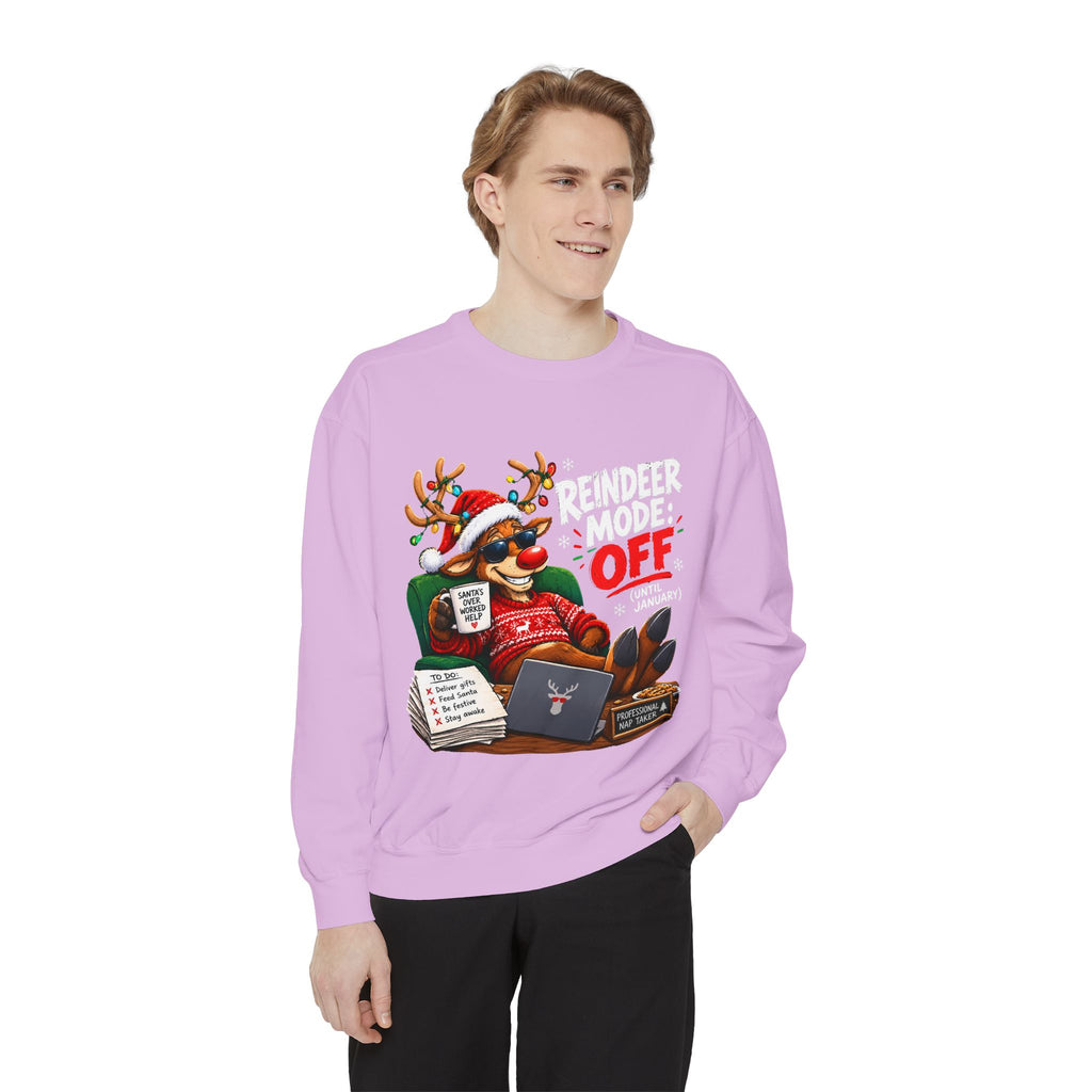 Christmas Reindeer OFF Holiday Sweatshirt