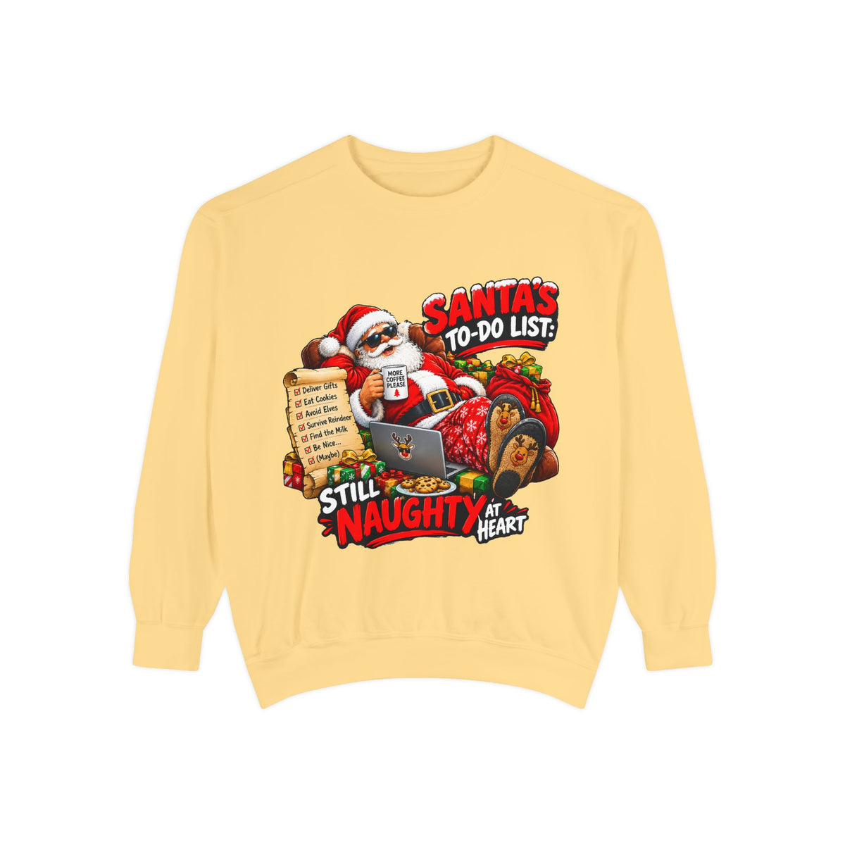 Santa’s Naughty List Christmas Sweatshirt