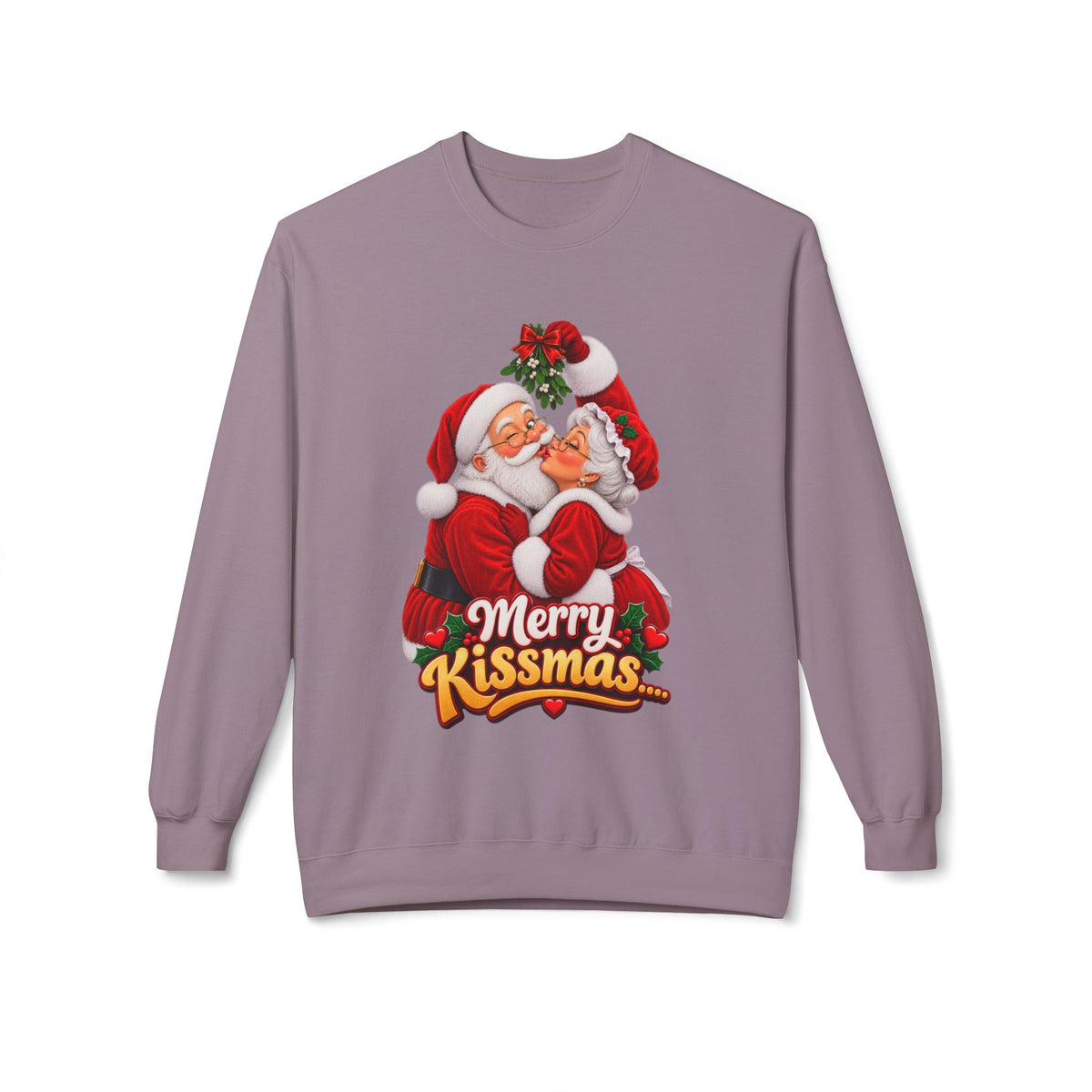 Merry Kissmas Santa Christmas Sweatshirt