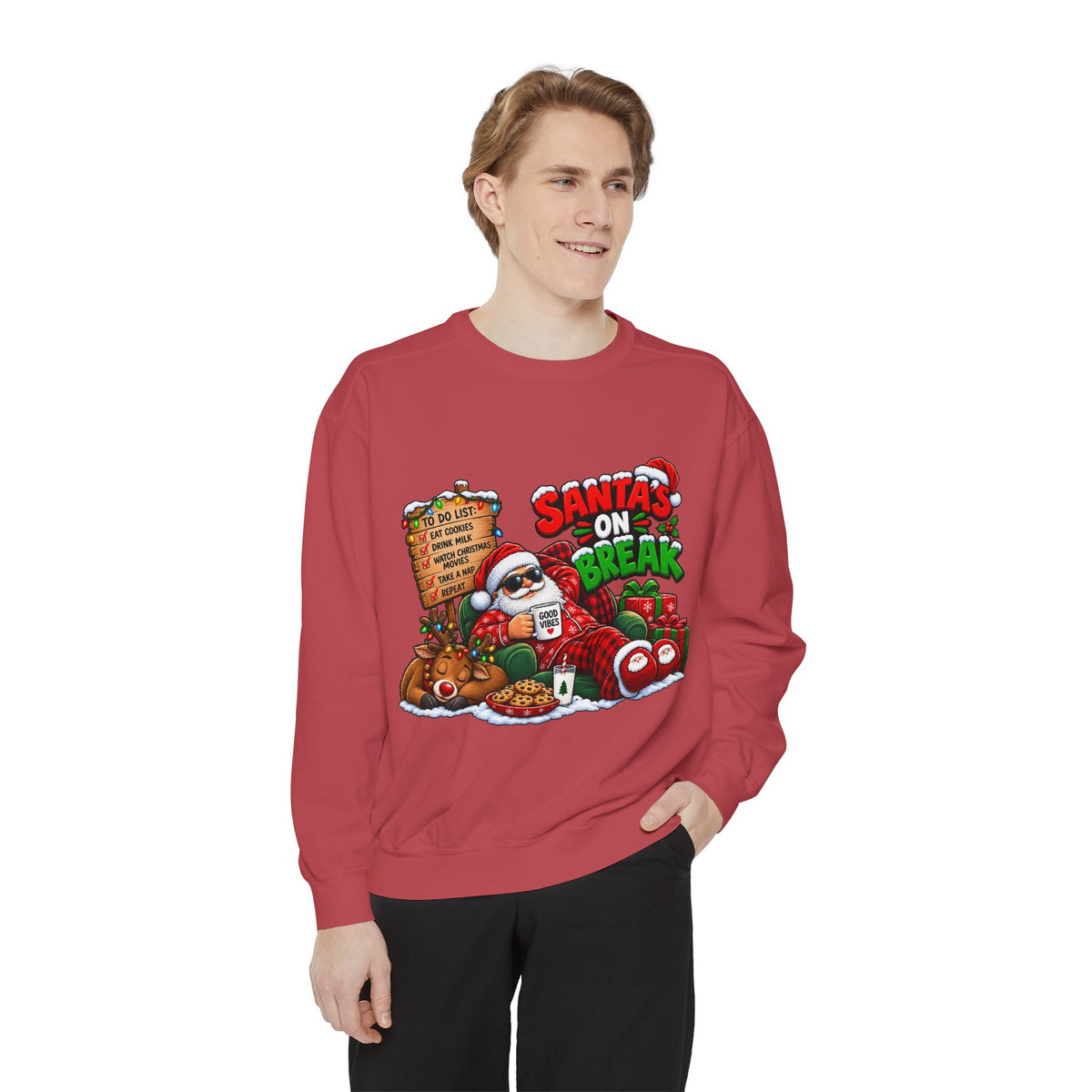 Santa’s Day Off Christmas Sweatshirt