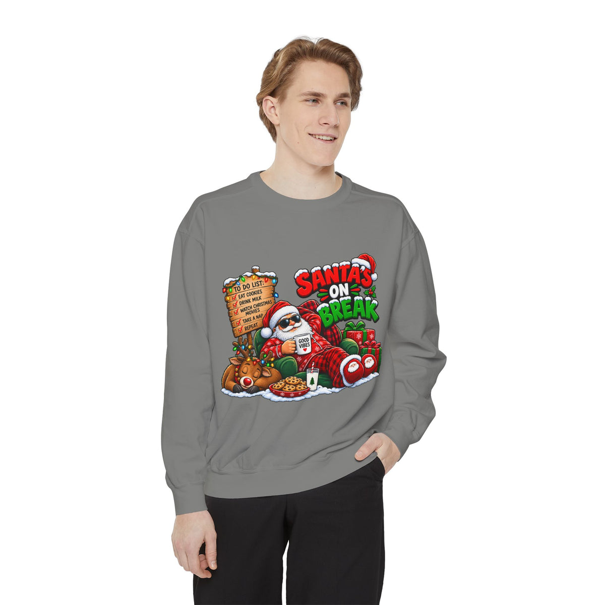 Santa’s Day Off Christmas Sweatshirt