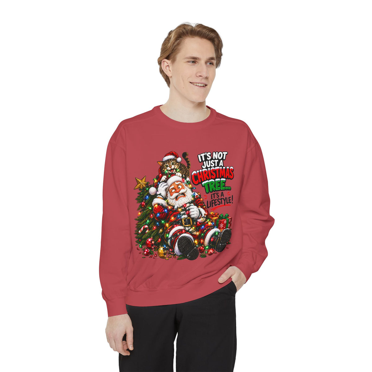 It’s Not Just a Christmas Tree It’s a Lifestyle Christmas Sweatshirt