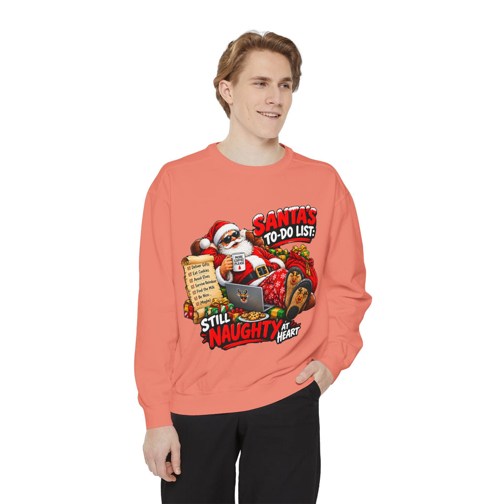 Santa’s To-Do List Still Naughty Christmas Sweatshirt