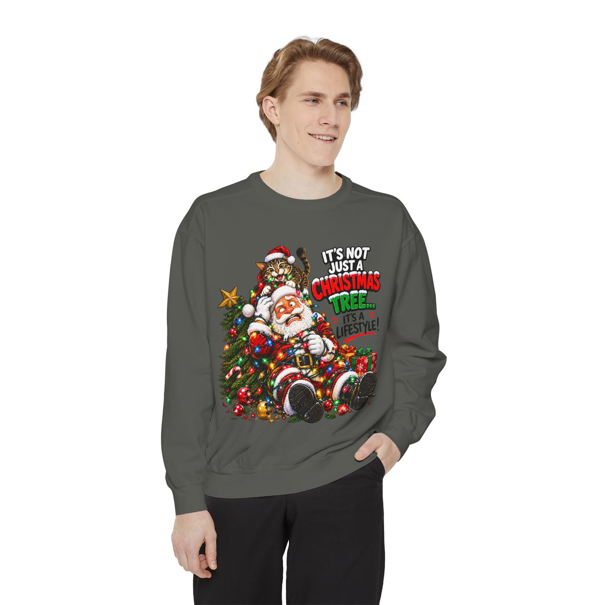 It’s Not Just a Christmas Tree It’s a Lifestyle Christmas Sweatshirt