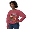 Christmas Shopping Santa Crewneck Sweatshirt
