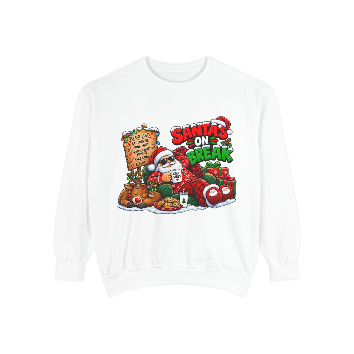 Santa’s Day Off Christmas Sweatshirt