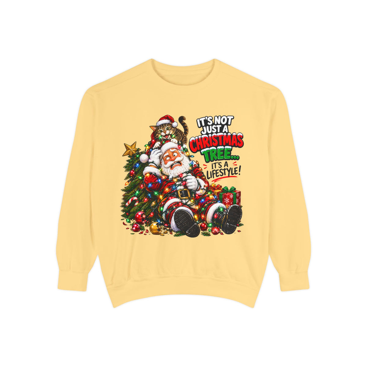 It’s Not Just a Christmas Tree It’s a Lifestyle Christmas Sweatshirt