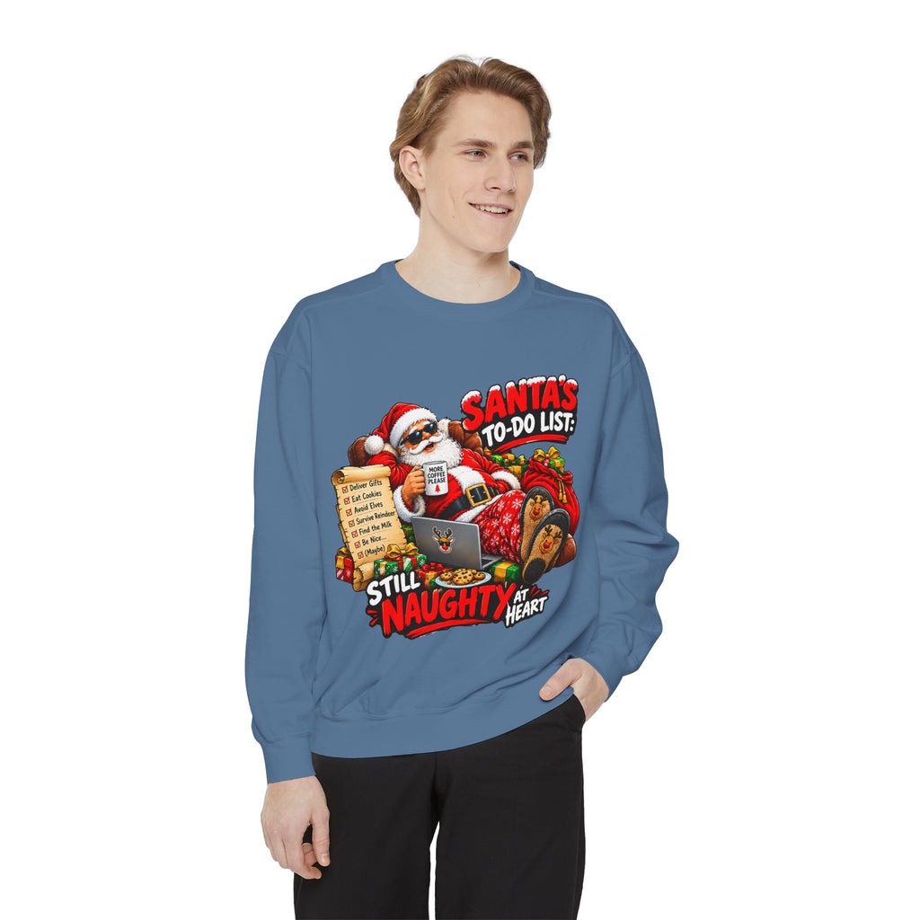 Santa’s To-Do List Still Naughty Christmas Sweatshirt