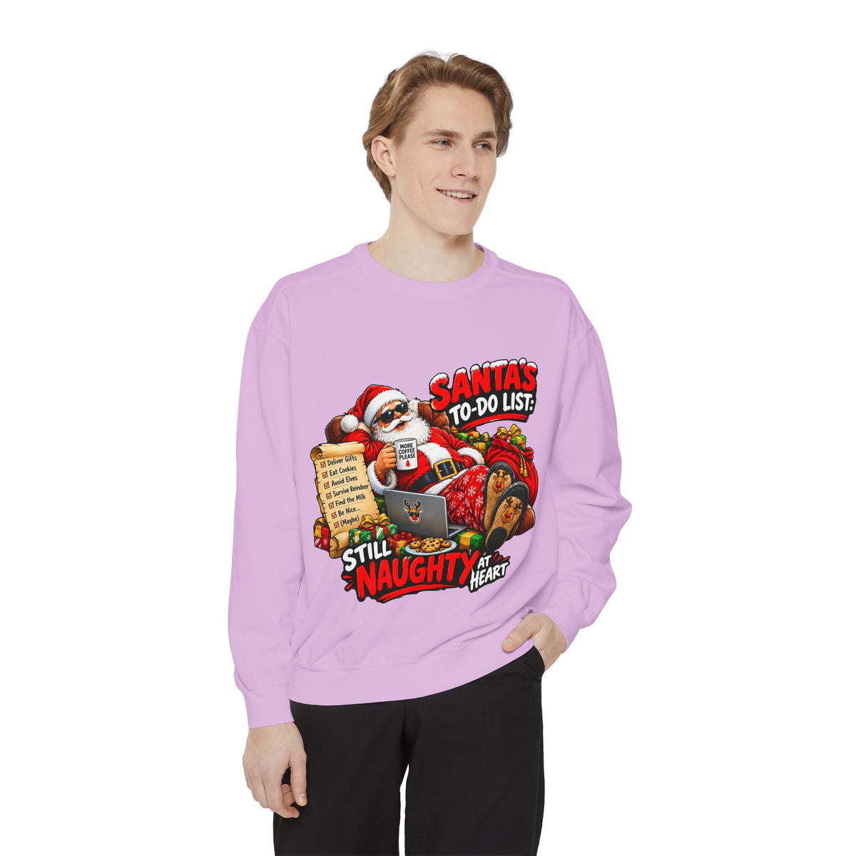 Santa’s Naughty List Christmas Sweatshirt