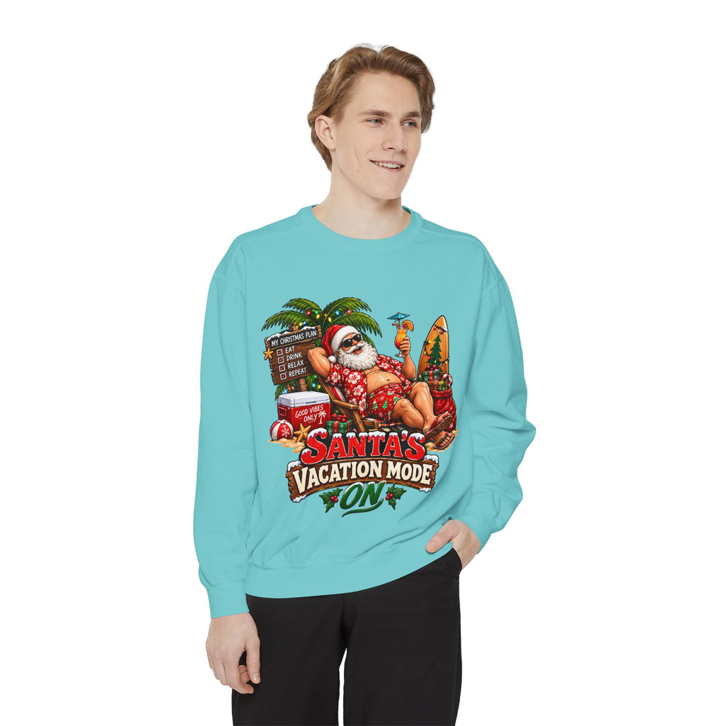 Santa’s Vacation Mode Christmas Sweatshirt