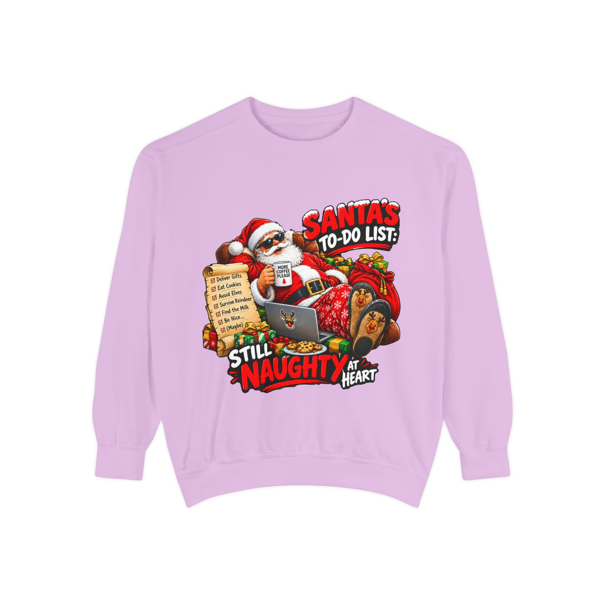 Santa’s Naughty List Christmas Sweatshirt