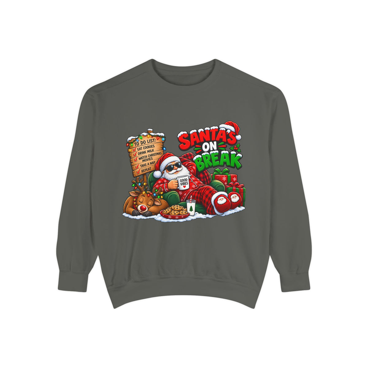 Santa’s Day Off Christmas Sweatshirt