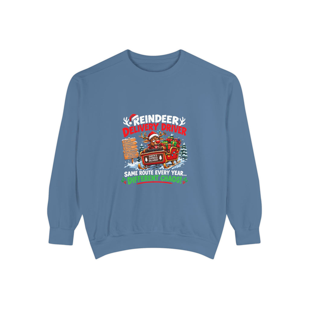 Reindeer Delivery Driver Christmas Sweatshirt