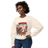Christmas Shopping Santa Crewneck Sweatshirt