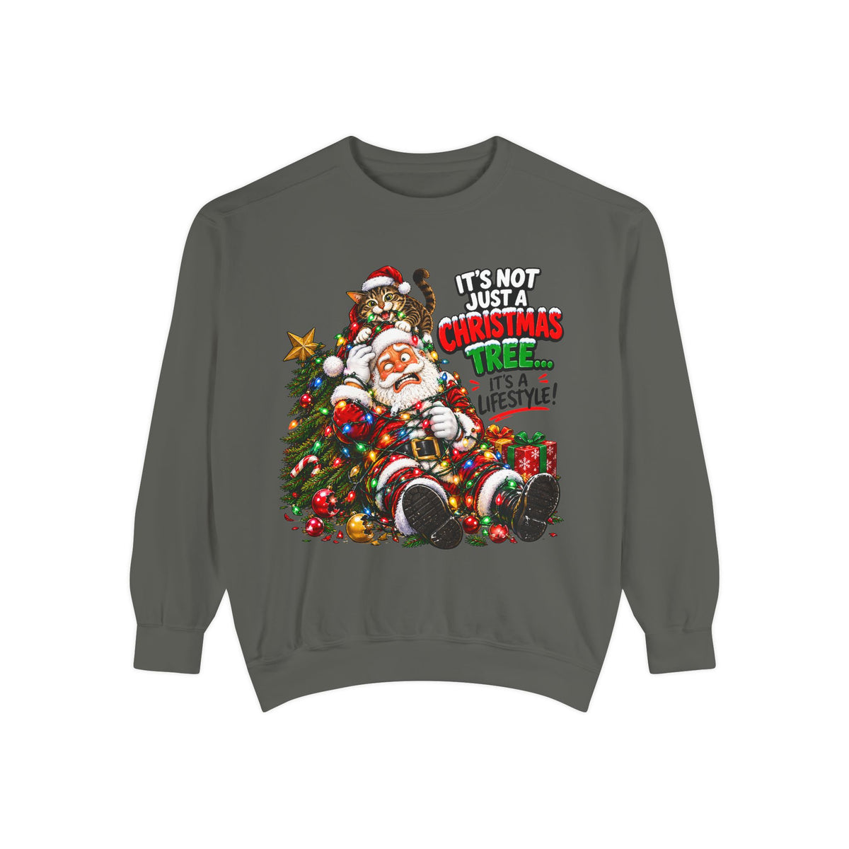 It’s Not Just a Christmas Tree It’s a Lifestyle Christmas Sweatshirt