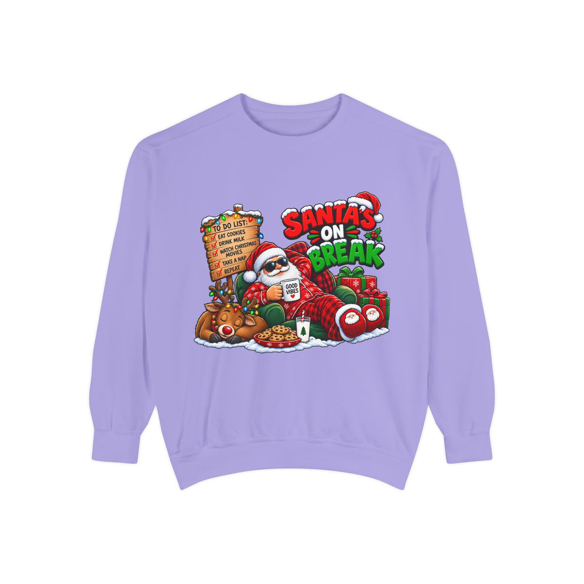 Santa’s Day Off Christmas Sweatshirt