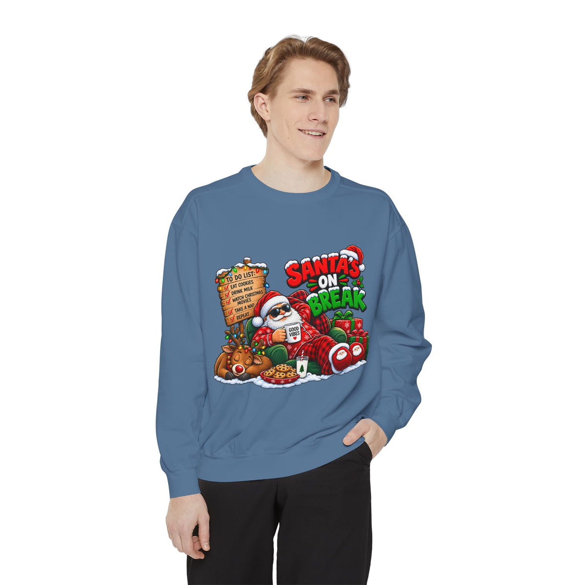 Santa’s Day Off Christmas Sweatshirt
