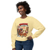 Christmas Shopping Santa Crewneck Sweatshirt