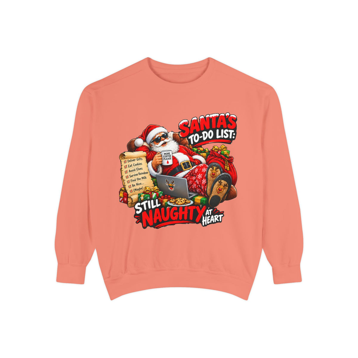 Santa’s To-Do List Still Naughty Christmas Sweatshirt