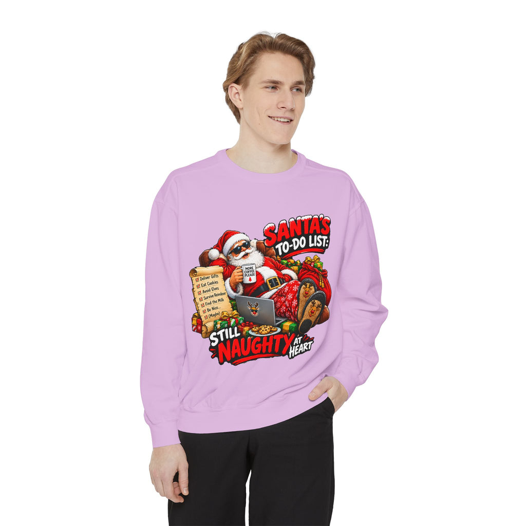 Santa’s To-Do List Still Naughty Christmas Sweatshirt