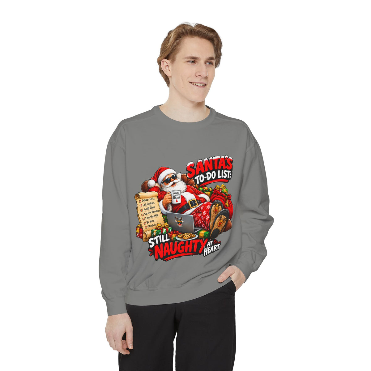 Santa’s Naughty List Christmas Sweatshirt