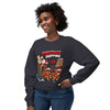 Christmas Shopping Santa Crewneck Sweatshirt