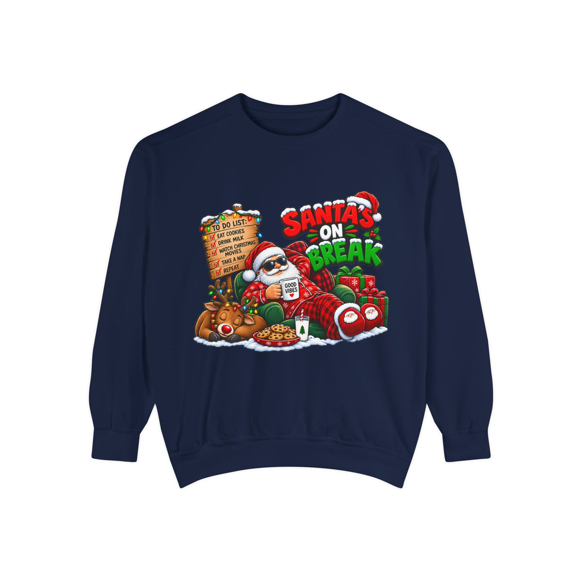Santa’s Day Off Christmas Sweatshirt