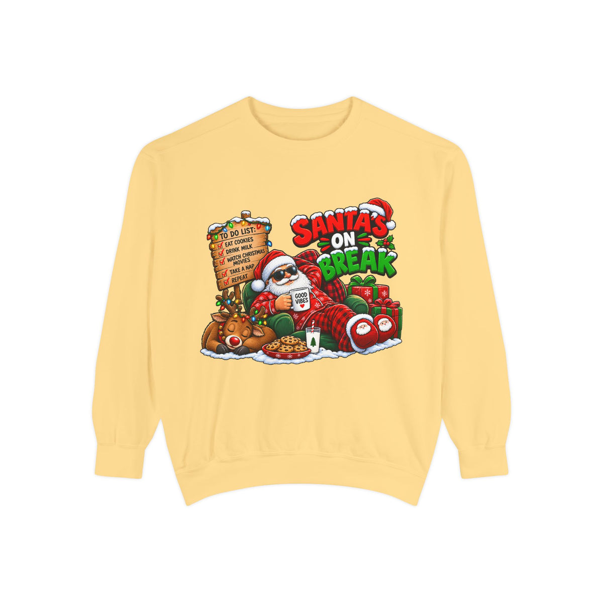 Santa’s Day Off Christmas Sweatshirt