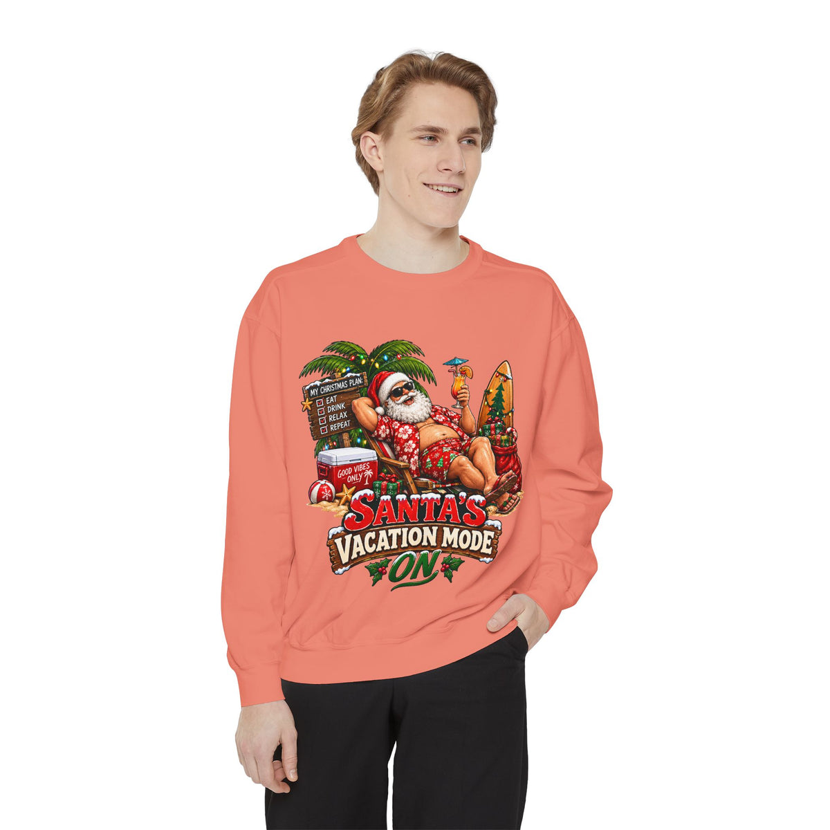 Santa’s Vacation Mode Christmas Sweatshirt