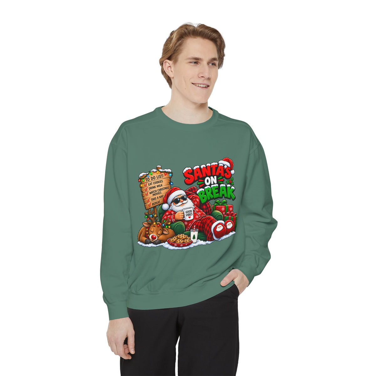 Santa’s Day Off Christmas Sweatshirt