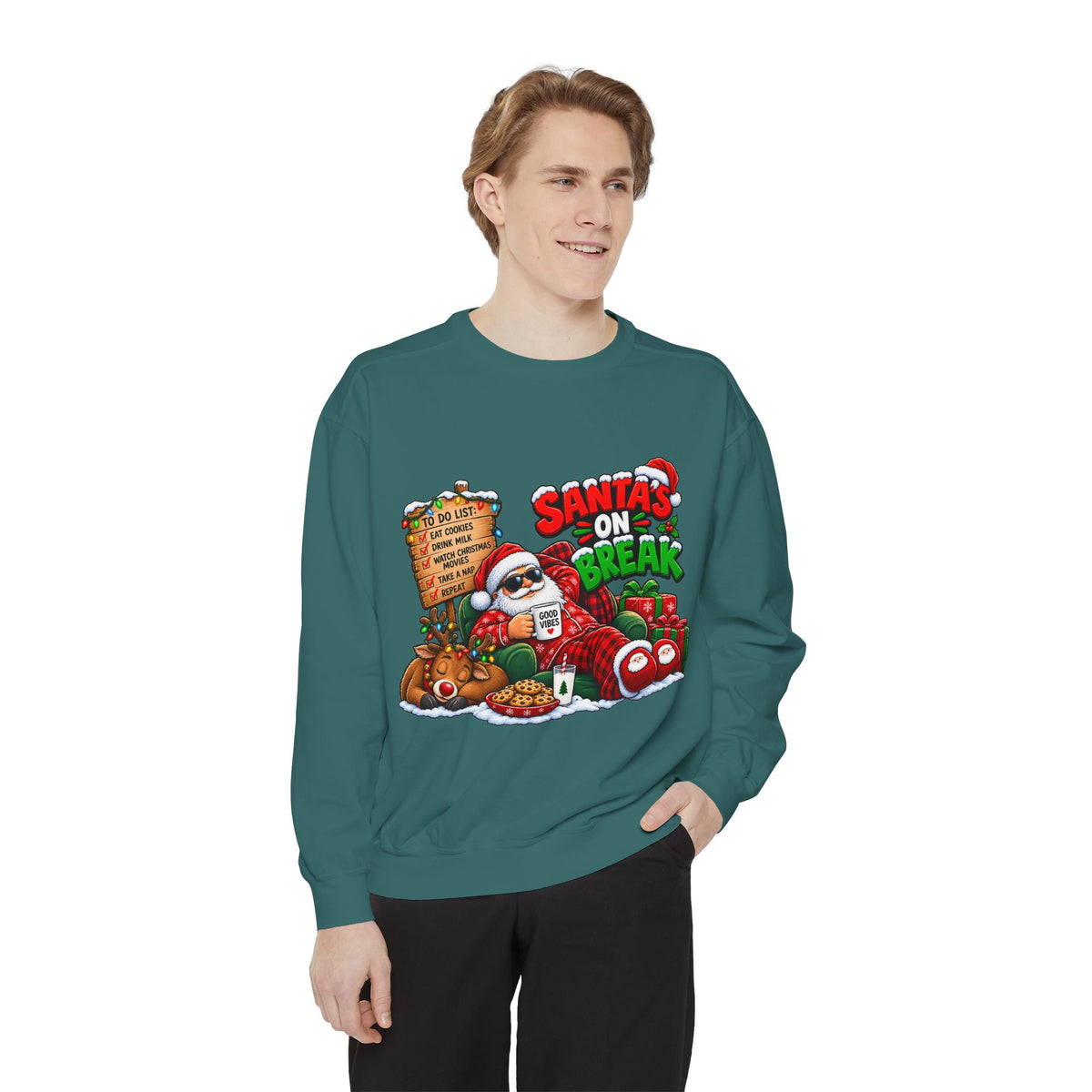 Santa’s Day Off Christmas Sweatshirt