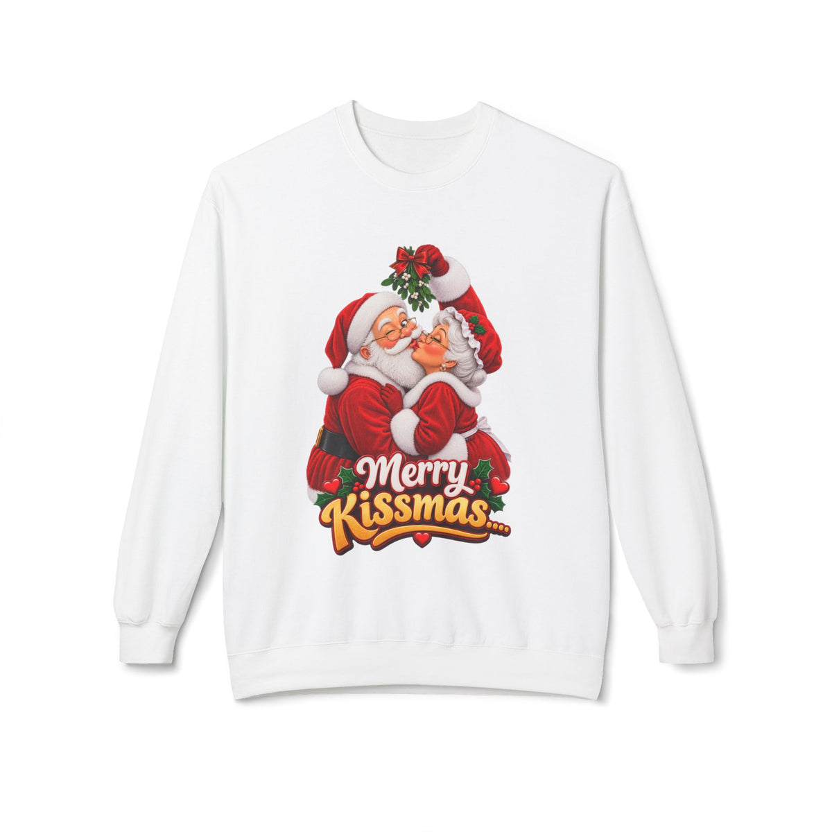 Merry Kissmas Santa Christmas Sweatshirt