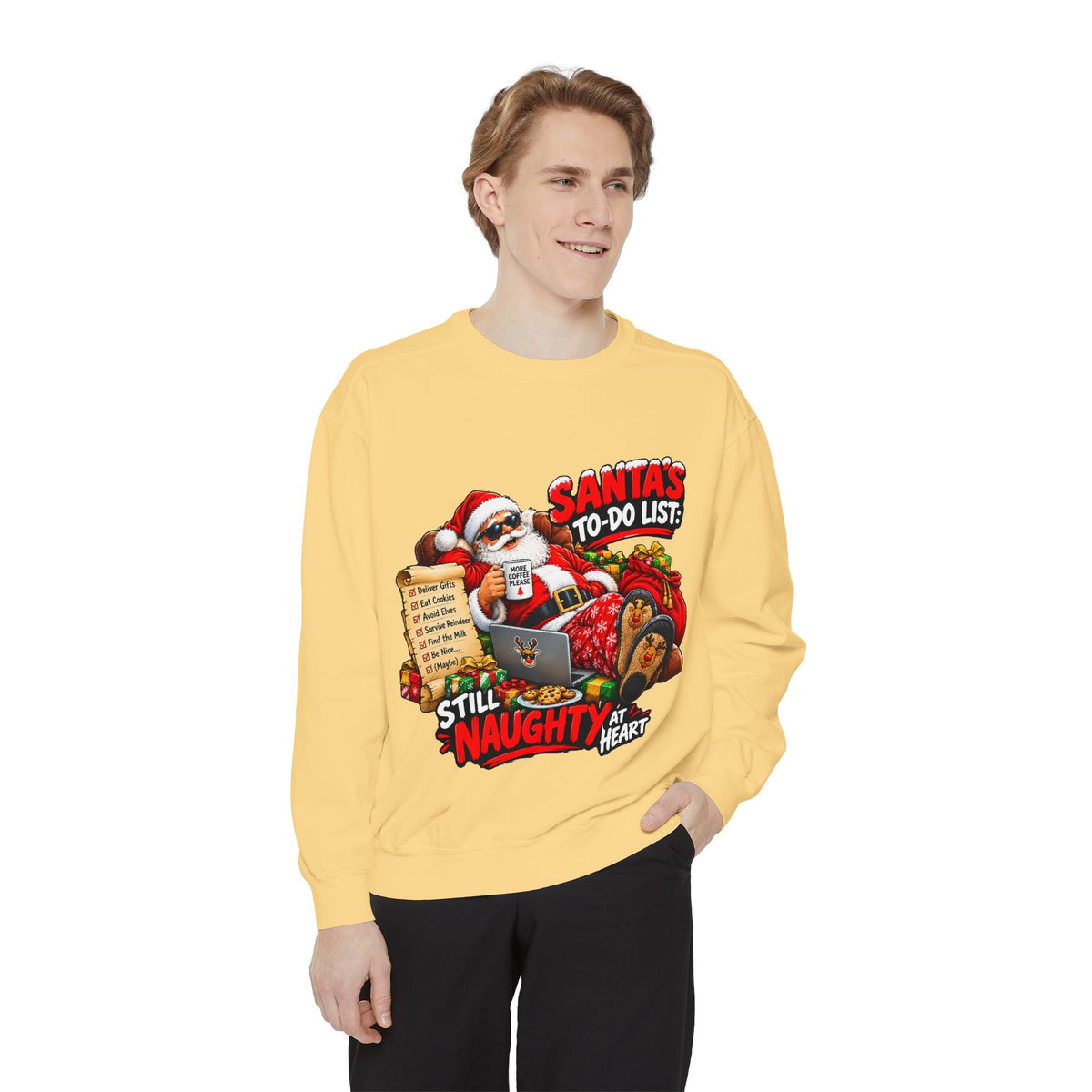 Santa’s Naughty List Christmas Sweatshirt