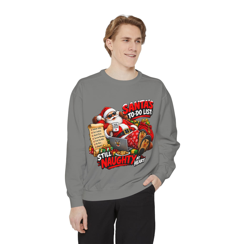 Santa’s To-Do List Still Naughty Christmas Sweatshirt