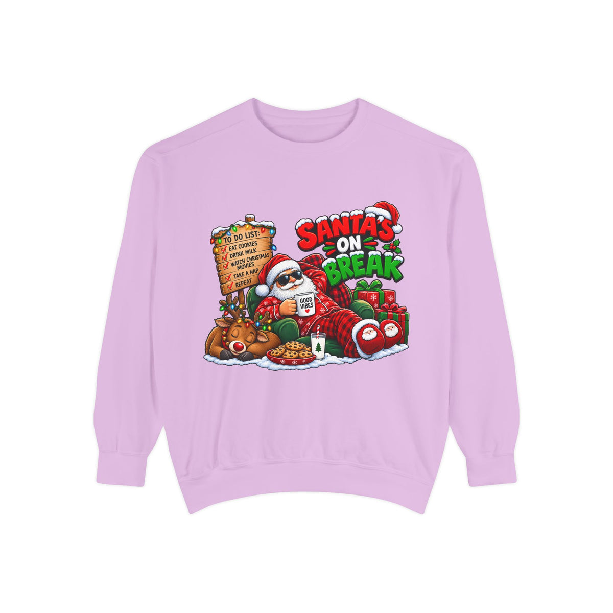 Santa’s Day Off Christmas Sweatshirt