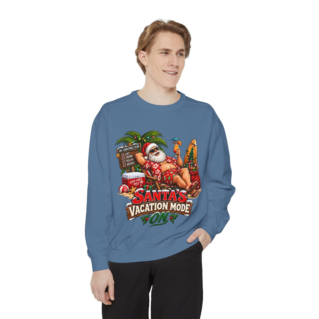 Santa’s Vacation Mode Christmas Sweatshirt