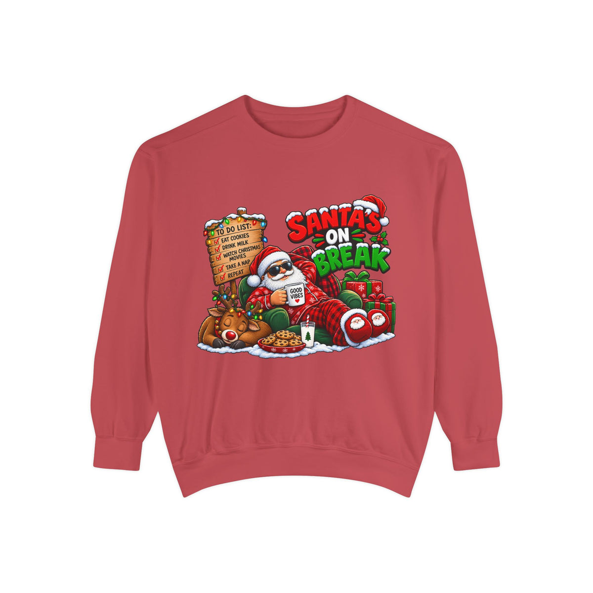 Santa’s Day Off Christmas Sweatshirt