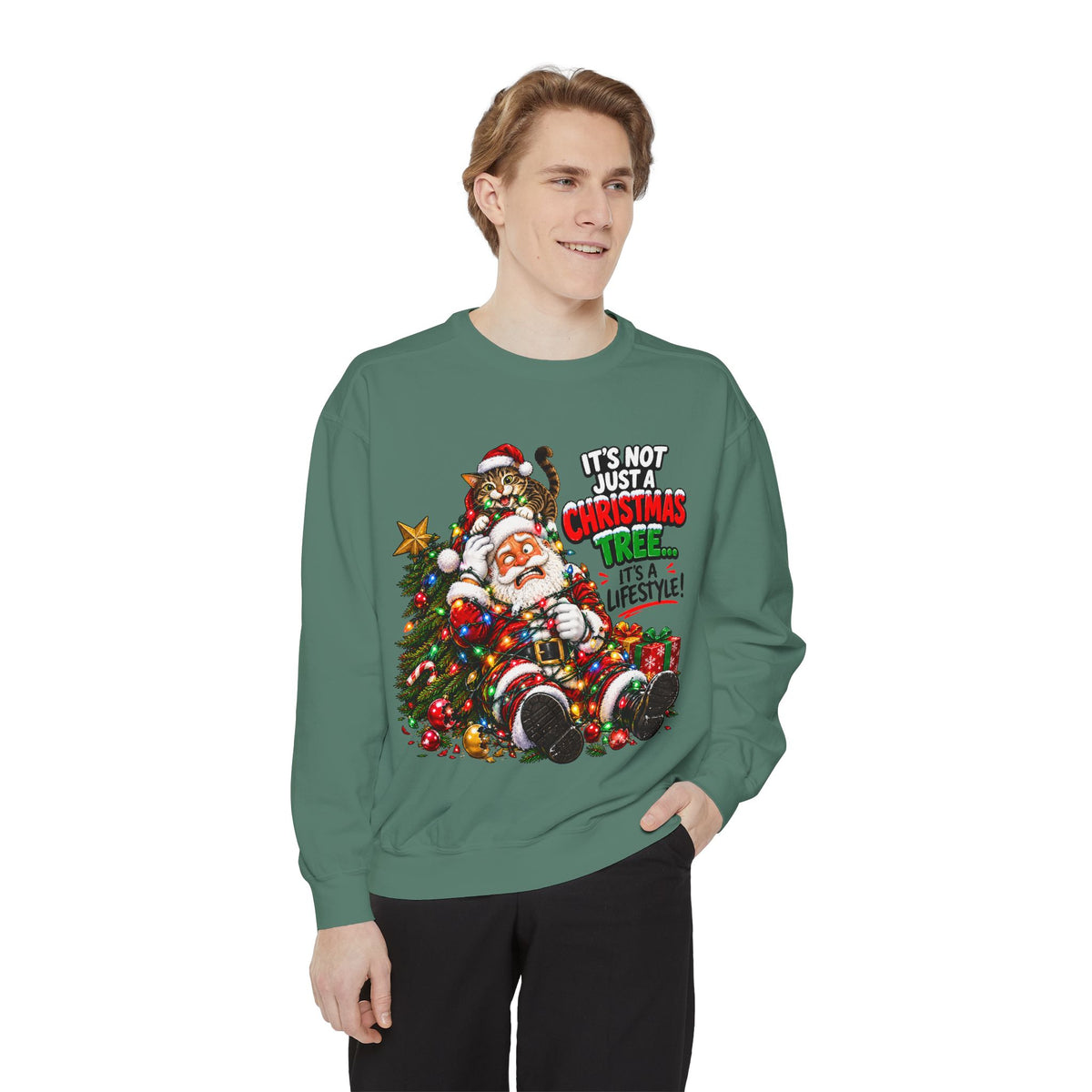 It’s Not Just a Christmas Tree It’s a Lifestyle Christmas Sweatshirt