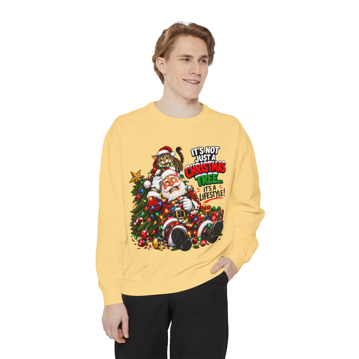 It’s Not Just a Christmas Tree It’s a Lifestyle Christmas Sweatshirt