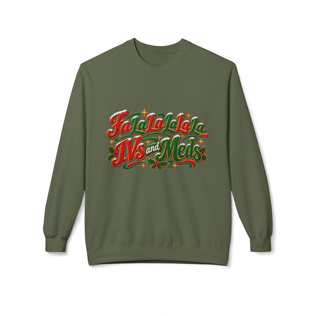 Fa La La La La Christmas Crewneck Sweatshirt