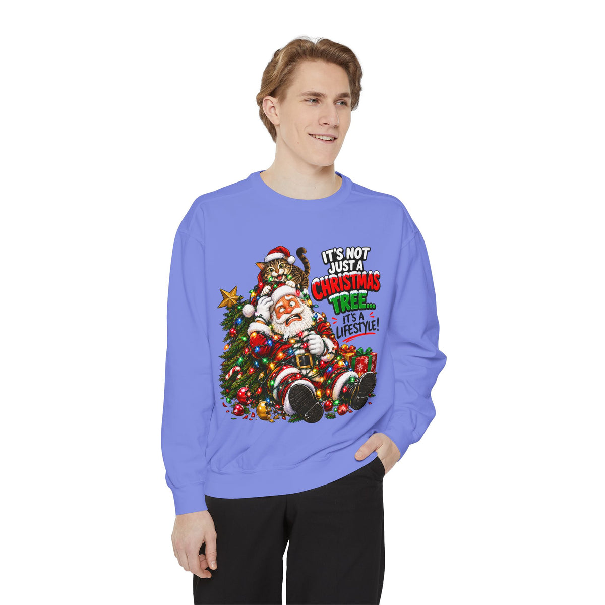 It’s Not Just a Christmas Tree It’s a Lifestyle Christmas Sweatshirt
