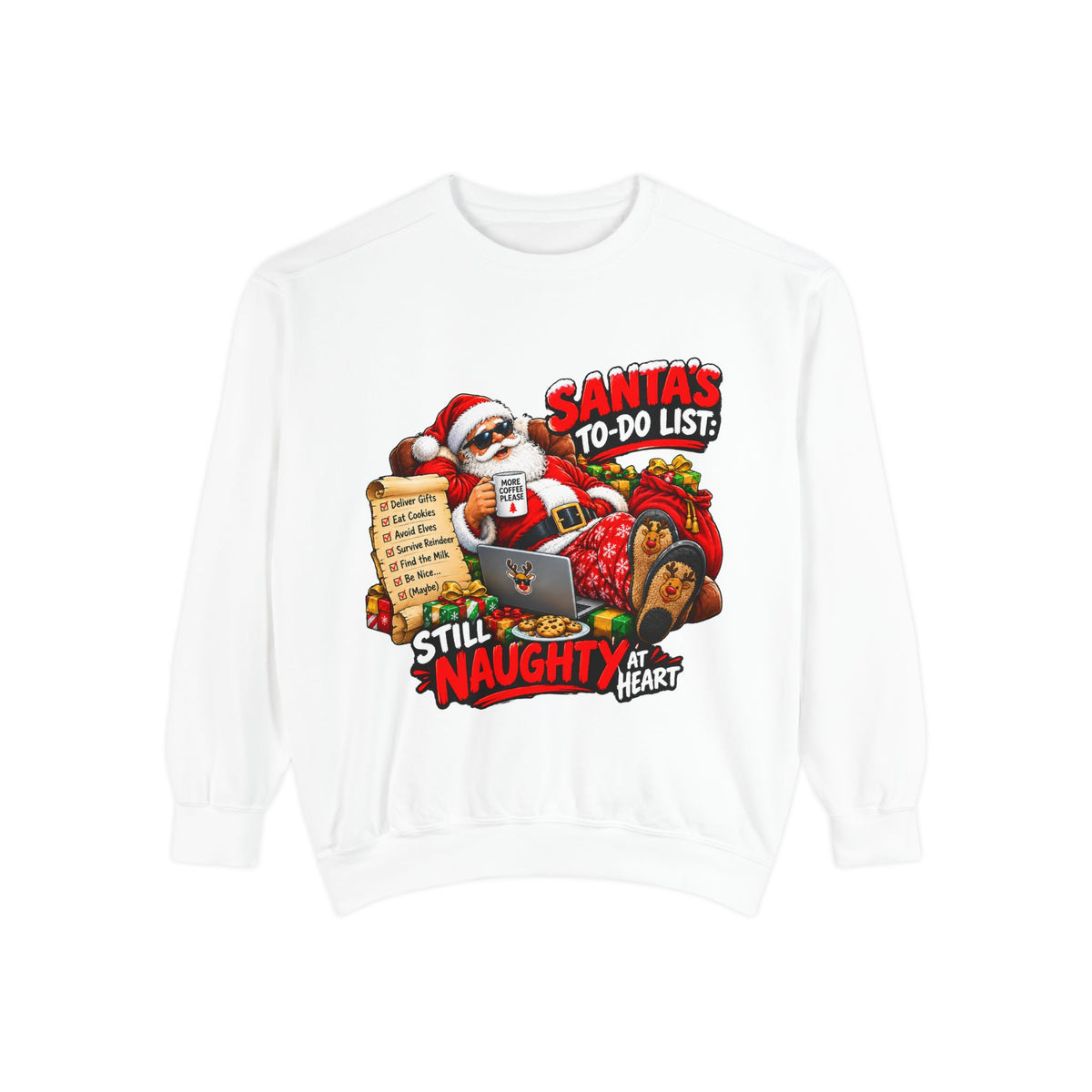 Santa’s Naughty List Christmas Sweatshirt