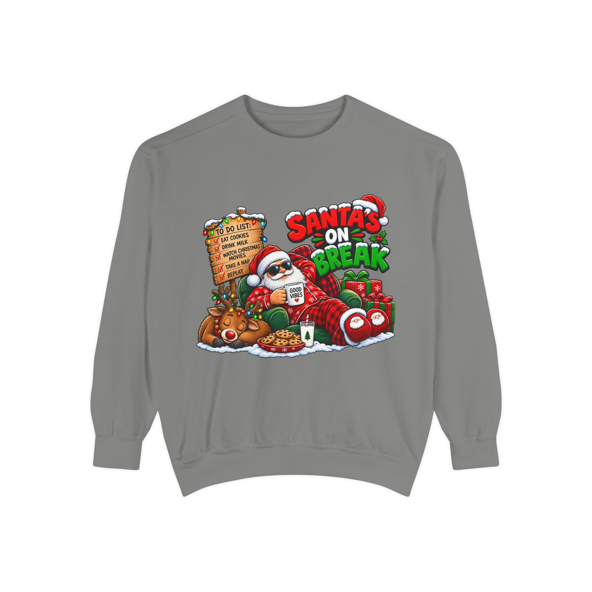 Santa’s Day Off Christmas Sweatshirt