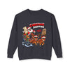 Christmas Shopping Santa Crewneck Sweatshirt