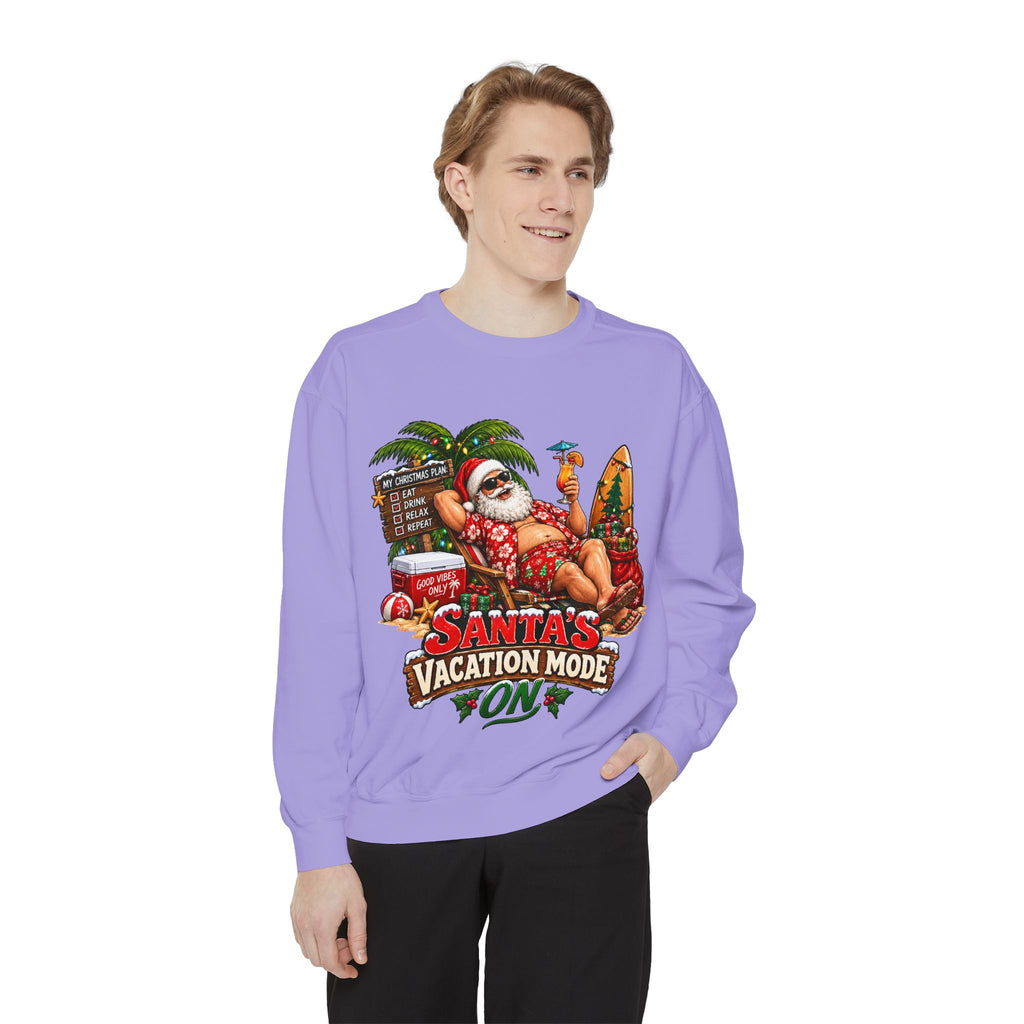 Santa’s Vacation Mode Christmas Sweatshirt