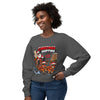 Christmas Shopping Santa Crewneck Sweatshirt