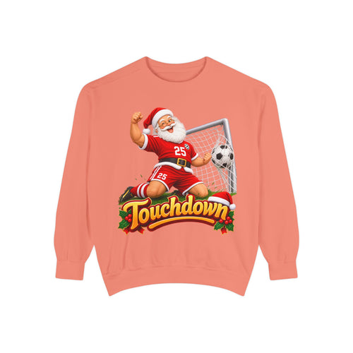Christmas Santa Touchdown Football Sweatshirt