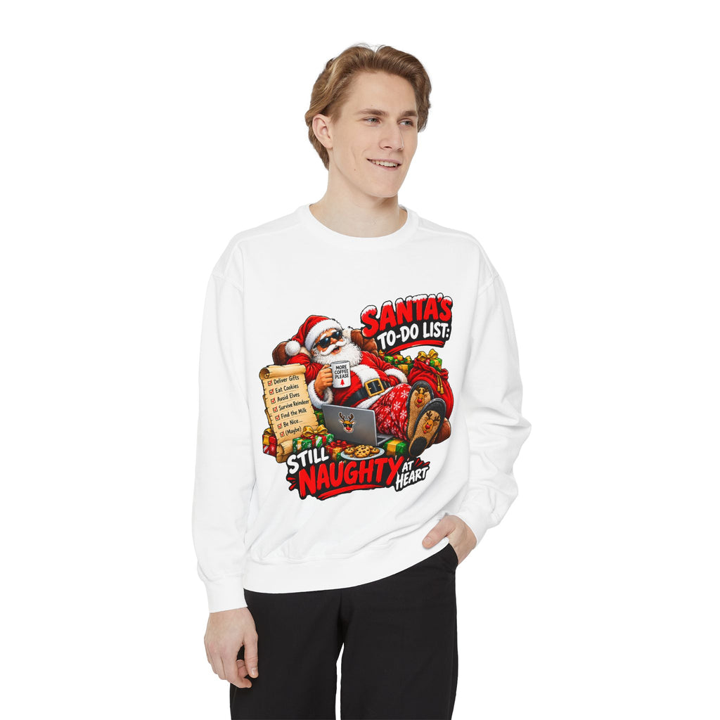 Santa’s To-Do List Still Naughty Christmas Sweatshirt