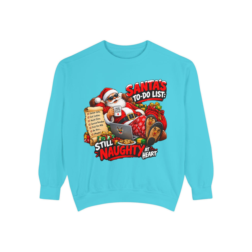 Santa’s To-Do List Still Naughty Christmas Sweatshirt