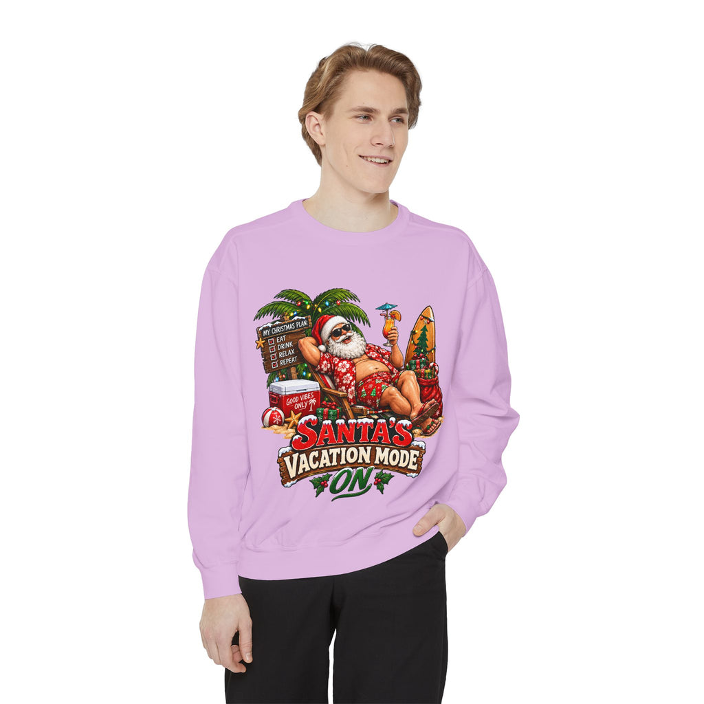 Santa’s Vacation Mode Christmas Sweatshirt